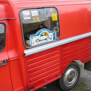 Van side rail with extended flange