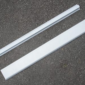 Van repair for bottom of petrol tank & spare wheel cover (2 pieces)