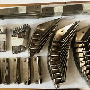 Ami 8 Stainless Steel rear small Bracket Set (exhaust hanger, wing straps etc.) Set of 6 brackets